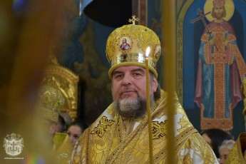 05.11.17 - Архієпископ Філарет взяв участь у святковому Богослужінні з нагоди 55-річчя митрополита Симеона