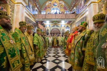 07.12.21 - Митрополит Філарет взяв участь в освяченні нового храму Києво-Печерської Лаври