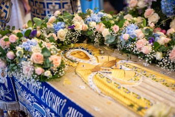 28.08.22 - Митрополит Філарет взяв участь у всеношній з чином погребіння Плащаниці Божої Матері