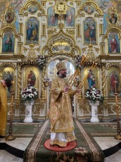 12.02.24 - Митрополит Філарет звершив Божественну літургію в Успенському Кулівецькому монастирі