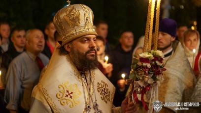 28.04.19 - Архієпископ Філарет очолив святкове Пасхальне Богослужіння в день Світлого Христового Воскресіння