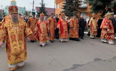 10.05.19 - Архієпископ Філарет взяв участь у Богослужінні з нагоди дня вшанування Всіх святих землі Волинської